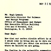 A 1977 letter from James Liverman to Hugh Loweth.