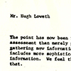 A 1977 letter from James Liverman to Hugh Loweth.