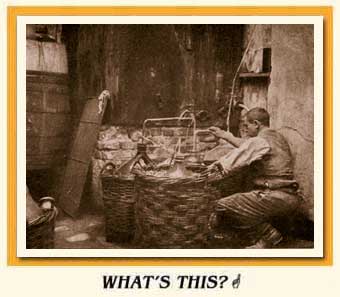 Inside the shed, extracting radium