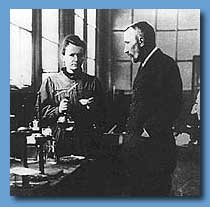 Curies in lab, 1896