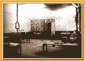 The "miserable old shed" where radium was isolated.