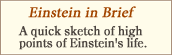 Einstein in Brief