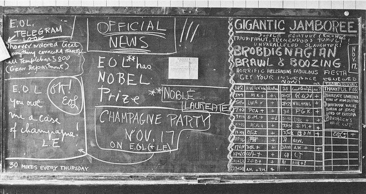 Rad Lab chalkboard