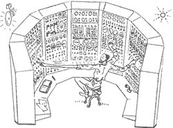 The cyclotron, as seen by  the operator