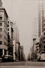 New York City, eerily deserted