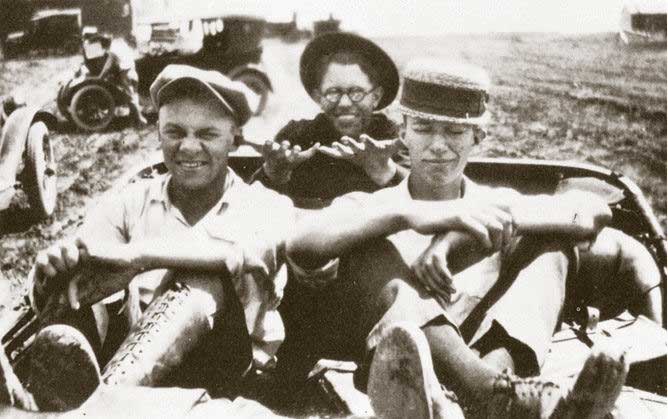 Stanley Tobiason, and Ernest & John Lawrence in their early years