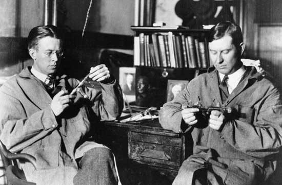Ernest Lawrence and Jesse Beams