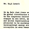 A 1977 letter from James Liverman to Hugh Loweth.