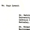 A 1977 letter from James Liverman to Hugh Loweth.